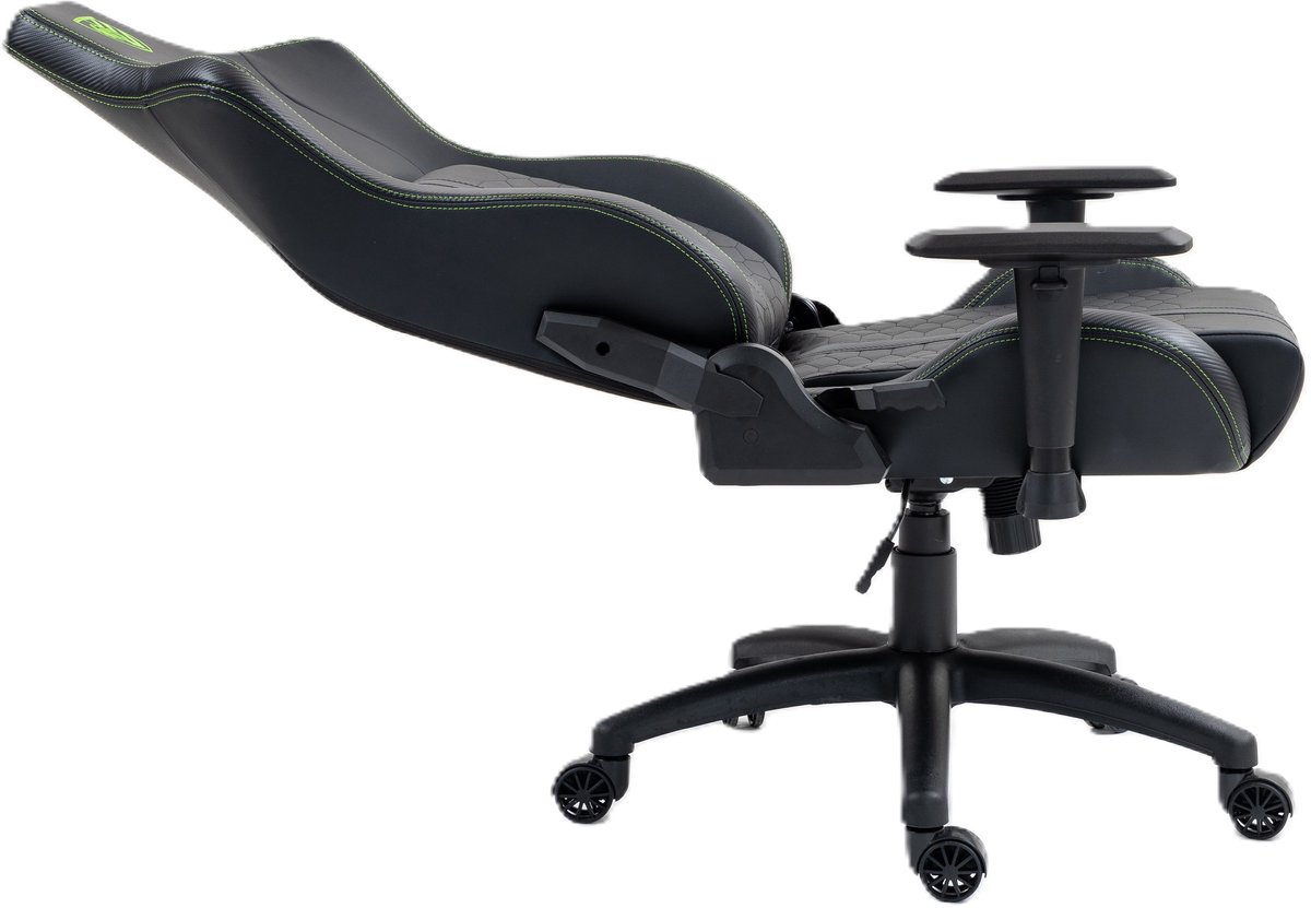 Afbeelding 3 van Gaming Chair - Gamestoel - Gaming Stoel – HICON Pulse Havoc – Ergonomische Gaming Chair met Comfort - Groen