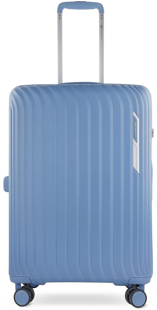 bugatti trolley Hera Hard Case Trolley Denim Lichtblauw 66cm