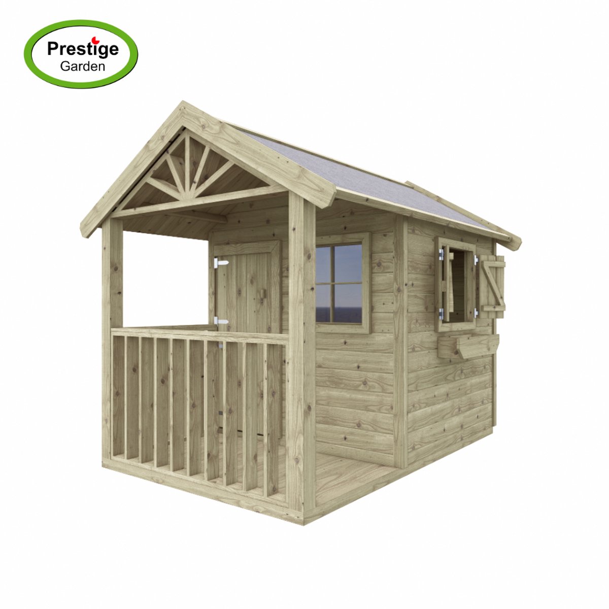 Houten speelhuis Funny M Prestige Garden