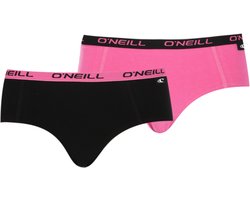 O'Neill - Dames Hipster 2-pack - Pink Black - Maat M