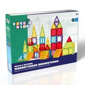 Fits4Kids® Magnetic Tiles - Build & Beyond - 66-delig - Magnetisch Speelgoed - Bouwstenen - Montessori - STEM Speelgoed - 3+ jaar