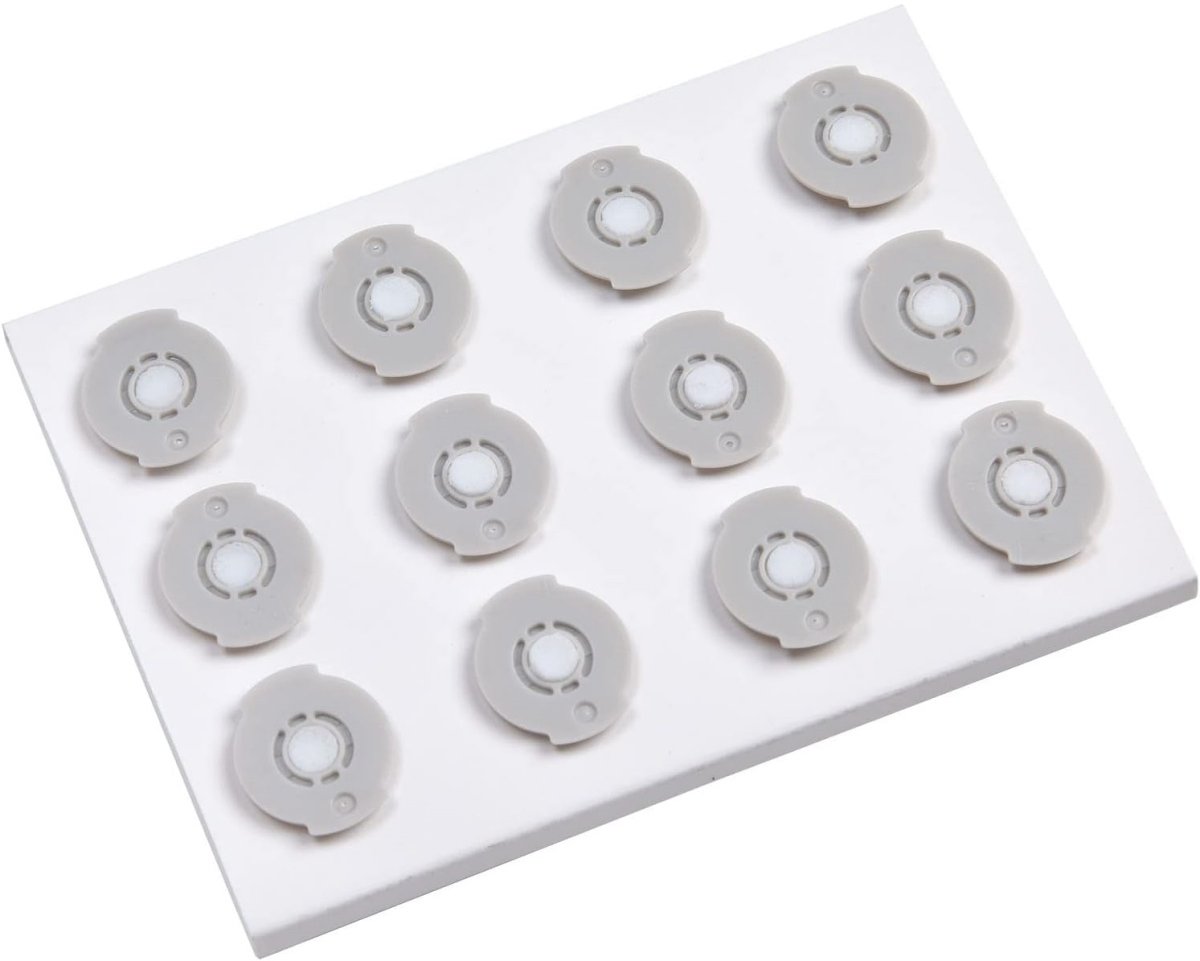 TOVBMUP 12 Stuks Drinkwaterfilterpatronen - Wassertank Filterelementen - Effectief tegen Verontreinigingen - Geschikt voor Roborock 1S/T4/T5/S4/S5/S6/S50/S51/S55 Kehrroboter - ABS en Katoen