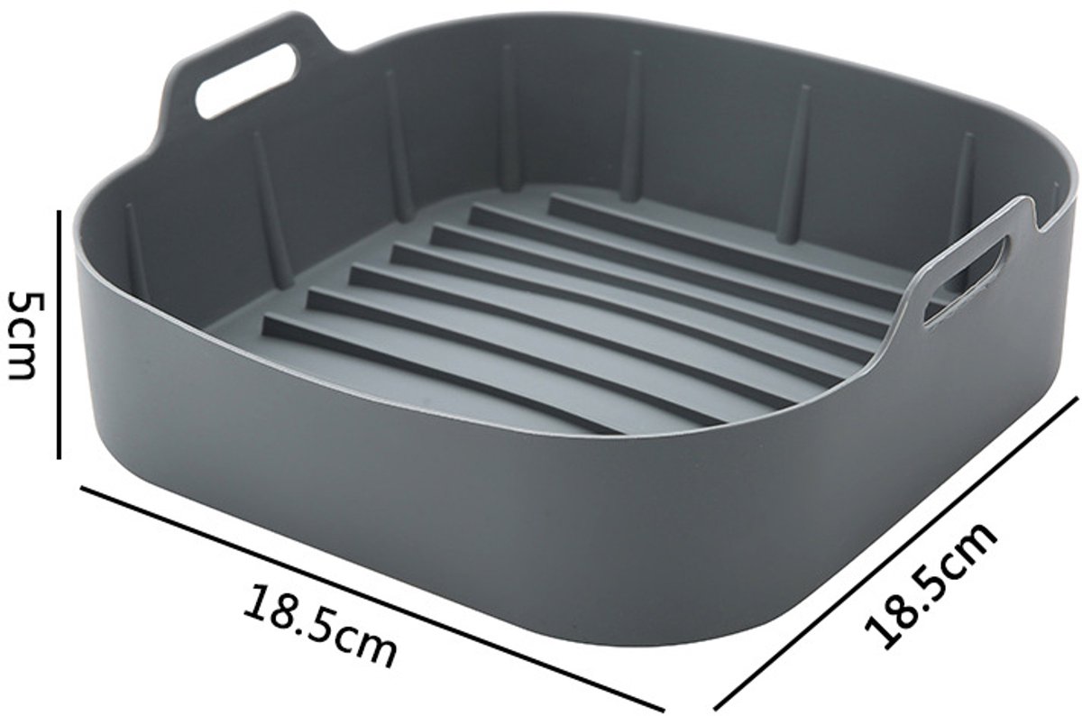 Airfryer Siliconen Bakvorm Vierkante Magnetron Bakplaat Kip Bakmat Vierkante Bakvorm