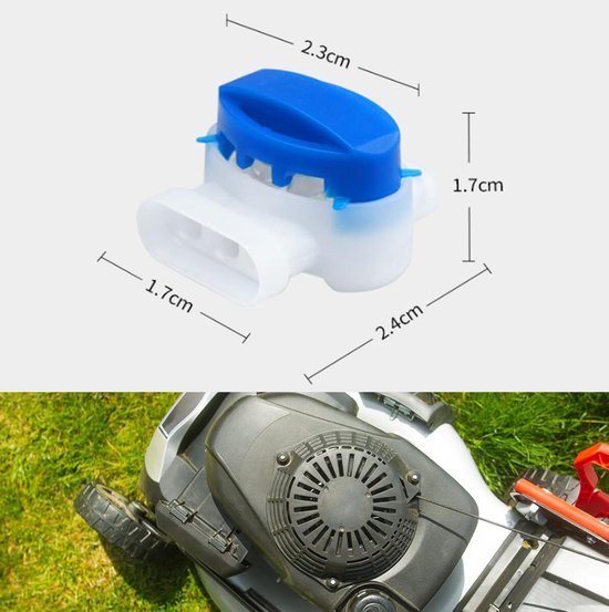 20 stuks - Gel connector - model 314 - kabelverbinder - draadverbinders voor perimeterdraad - waterdicht - 3-weg grensdraad connector - waterdichte kabelklem - perimeterdraadconnector - voor robotmaaiers, irrigatie - 2.3*2.4*1.7 cm van Merkloos	 — afbeelding 5