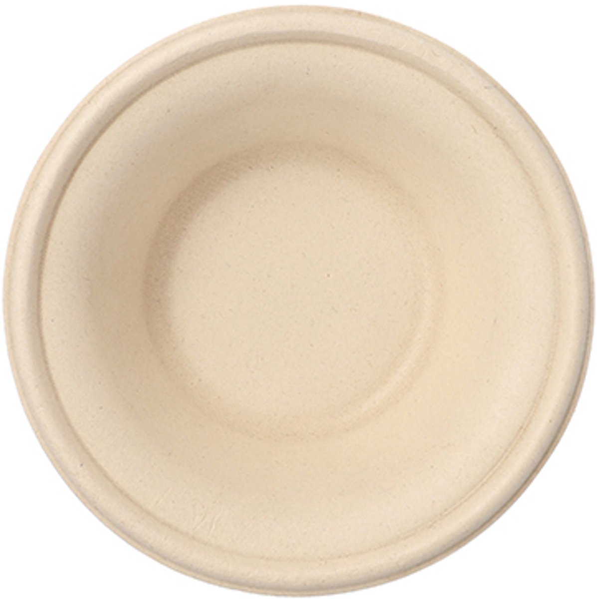 50 Schalen, suikerriet pure 380 ml Ø 15,5 cm · 4,6 cm natuur