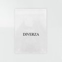 DIVERZA logo op een doorzichtige plastic verpakking.