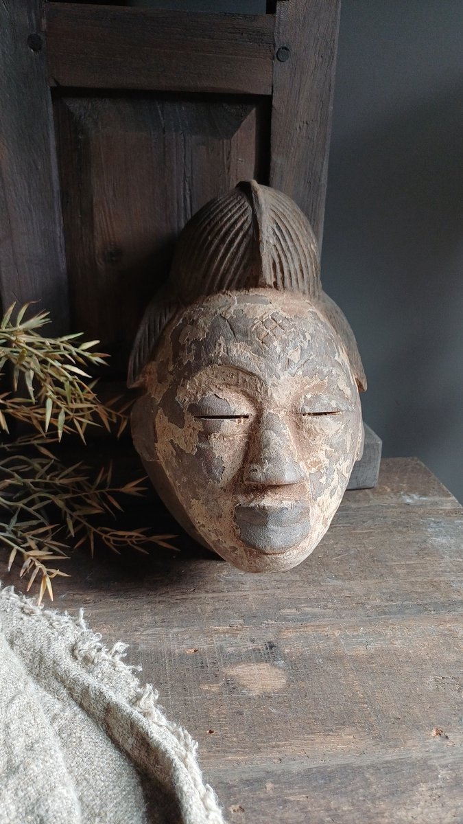 Houten Punu masker 6