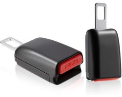 JeiibrZui 2 stuks autogordelverlenger, universel geschikt gordelgesp voor auto comfortabele gordelverlenger voor bestuurder en passagierszijde