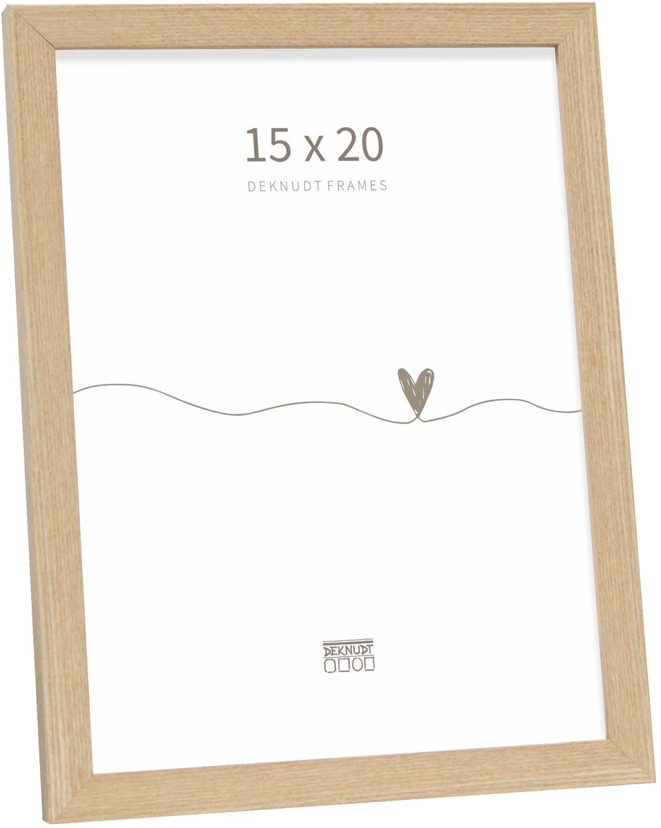Deknudt Frames Fotolijst - Naturel - S44CH1 - Voor foto: 15x20 cm