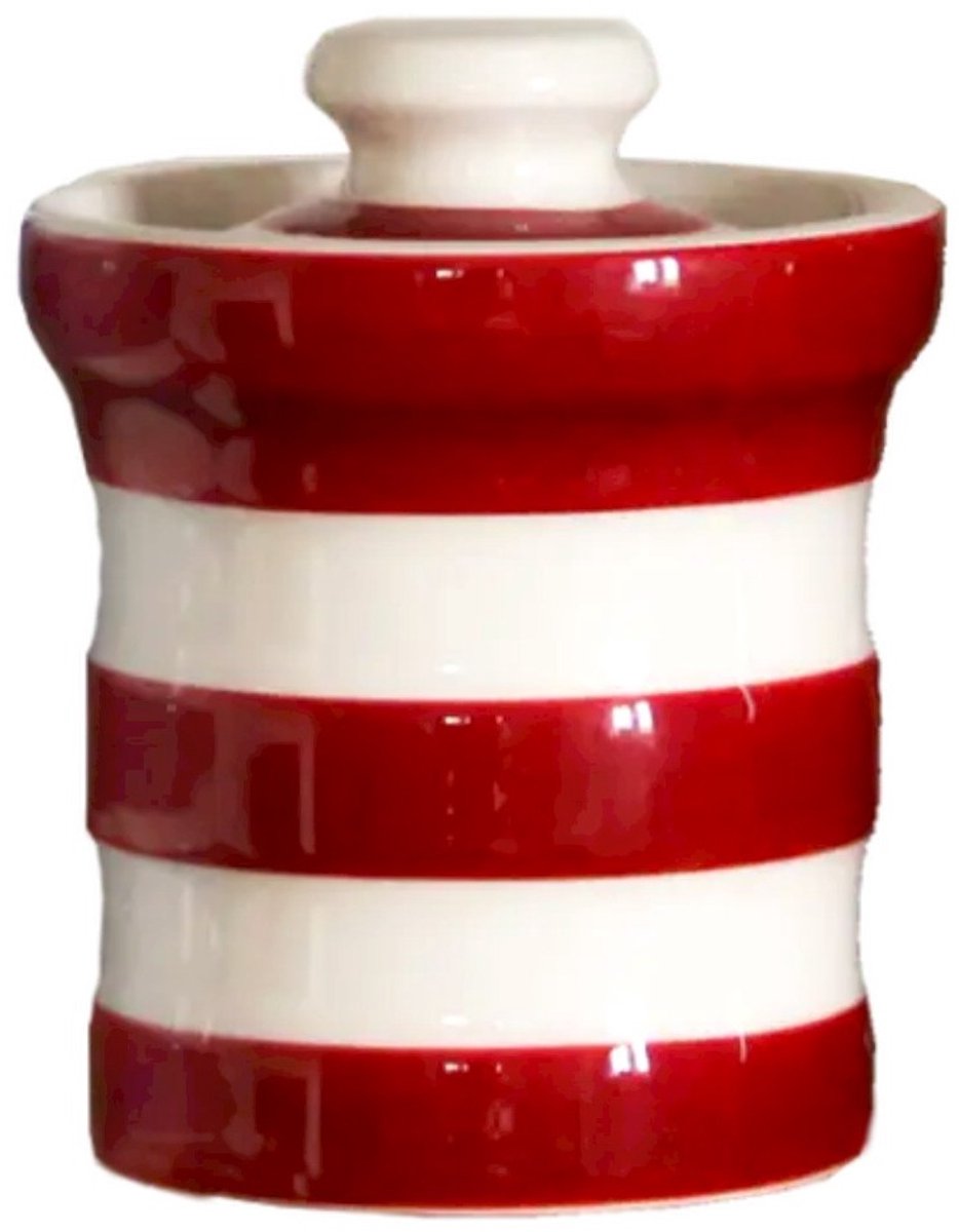 Cornishware - Kruiden pot rood - Luchtdichte deksel - Vaatwasserbestendig
