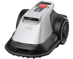 eufy Robotgrasmaaier E15, draadloos, geen RTK, geen signaalproblemen, handsfree auto-mapping, obstakelvermijding, slimme navigatie, nauwkeurig maaien met de Ride on Edge technologie, beheer van meerdere zones, 800m2, app-bediening, ultrastil