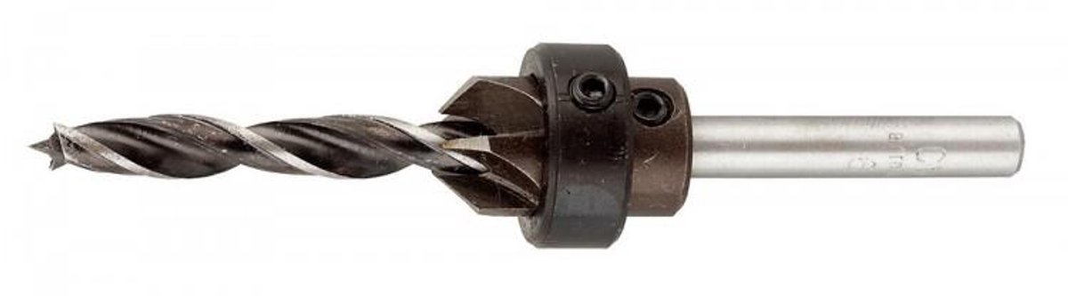 Hout Verzinkboor 4mm 90 Graden Gedraaid