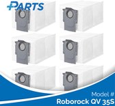 Saros 10R schoonmaakdoekjes voor Roborock QV 35A/QV35S, Qrevo S, Qrevo Pro, Saros 10R/Z70, Qrevo Edge/Curv/Master/Slim, Qrevo S5V robotstofzuiger, verbeterde microvezel, wasbaar en herbruikbaar