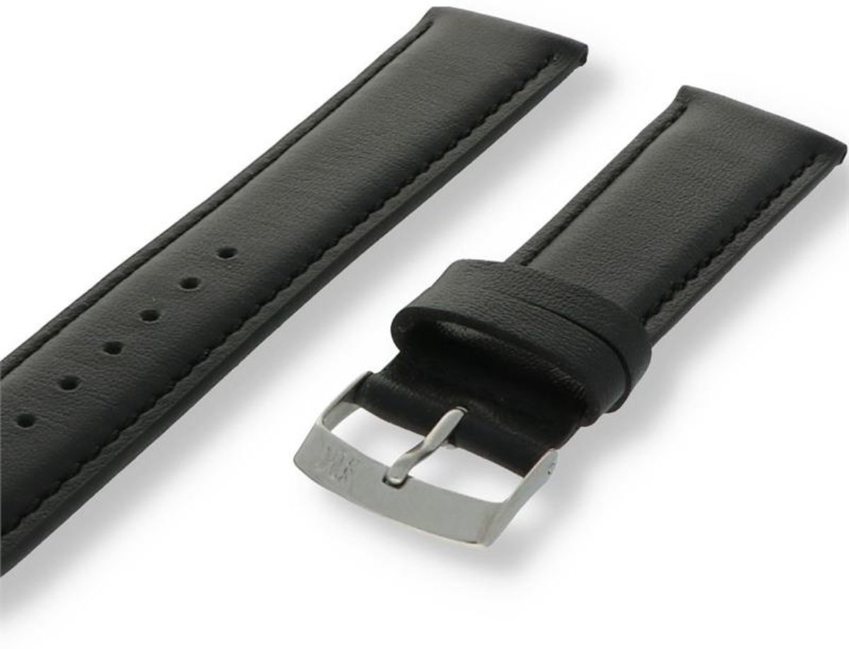 Morellato PMK019GRAFIC XL Horlogebandje - Leer - Zwart - 16 mm