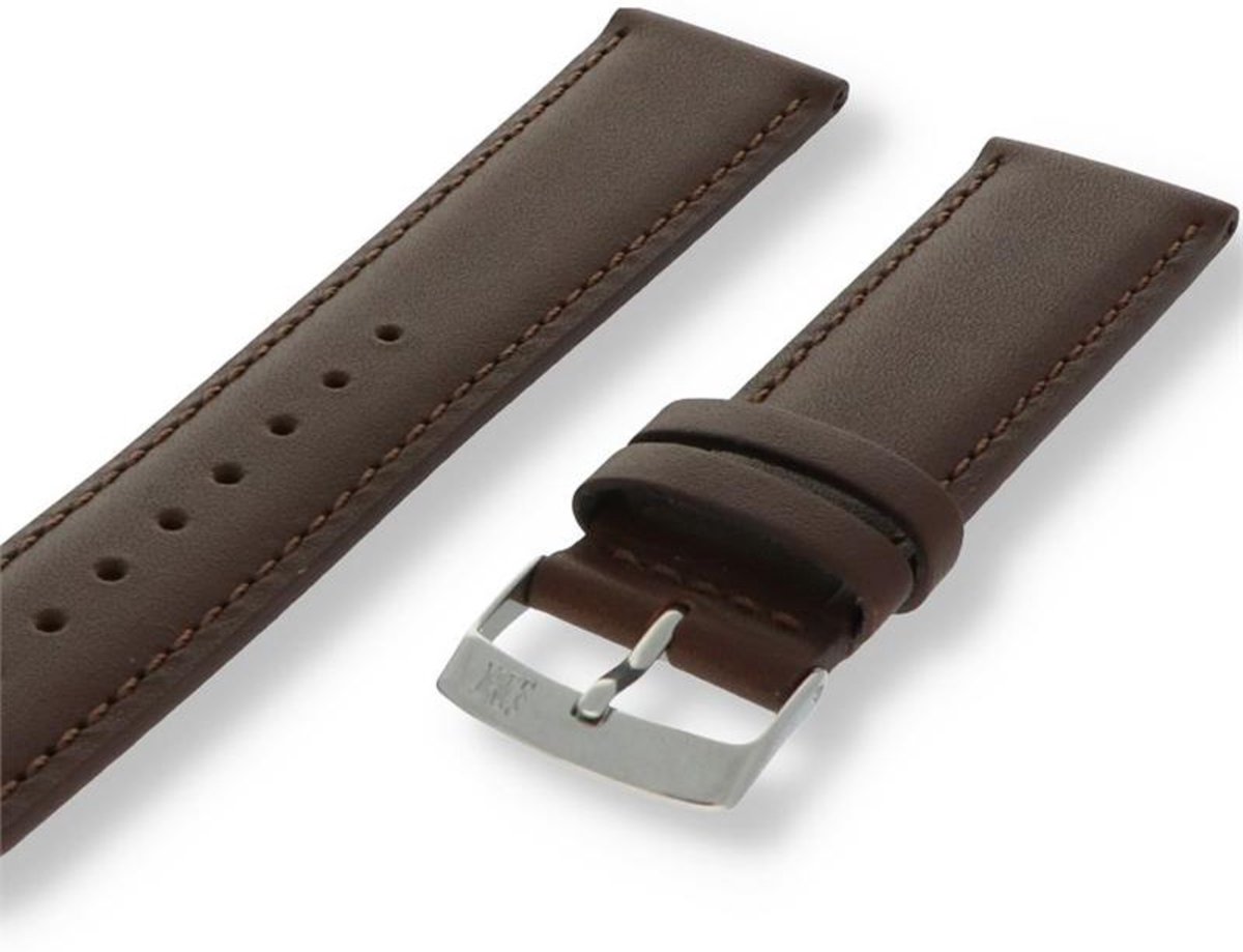 Morellato Horlogebandje - Morellato horlogeband U0969 Grafic - leer - Bruin - bandbreedte 16.00 mm
