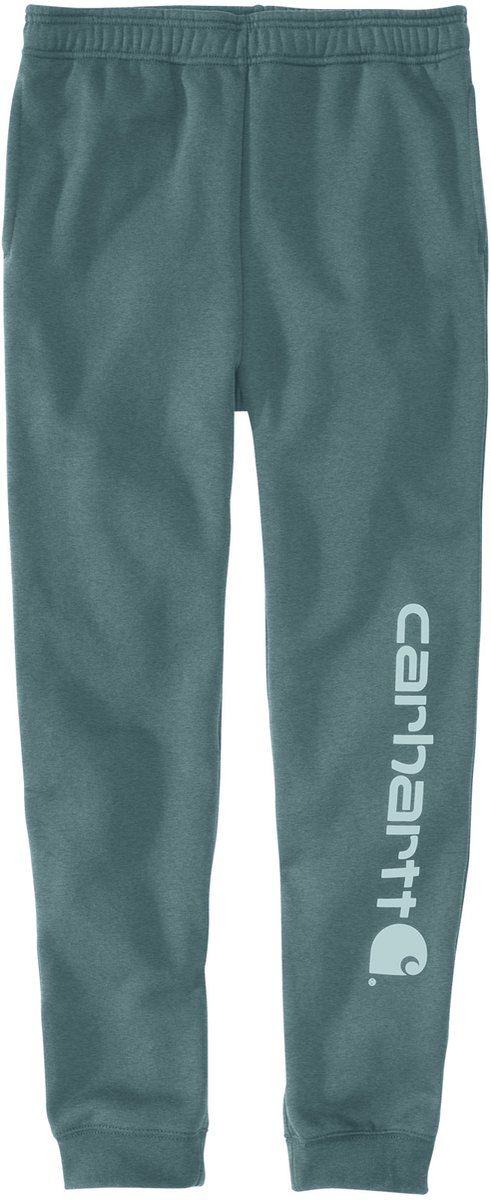 Carhartt Midweight Tapered Graphic Broek S Man Sea Pine Heather