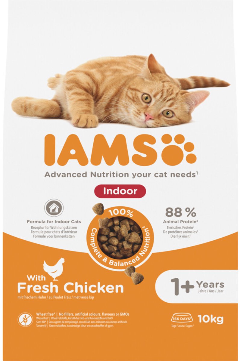 Iams Kat Adult Indoor Kip 10 kg