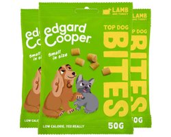 3x Edgard & Cooper Adult Bite S Lam & Kalkoen 50 gr