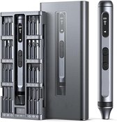 Ainiv 72-in-1 mini-elektrische schroevendraaierset, precisie- schroevendraaierset met 64 S2 magnetische stalen bits, micro 5-speed koppel magnetische schroevendraaier gereedschapsset voor smartphones