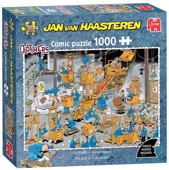 Jan van Haasteren - Oldtimers - Karren maar! - 1000 stukjes puzzel - Legpuzzel