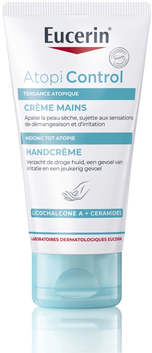 Eucerin AtopiControl Handcrème - 3 x 75 ml - Voordeelverpakking