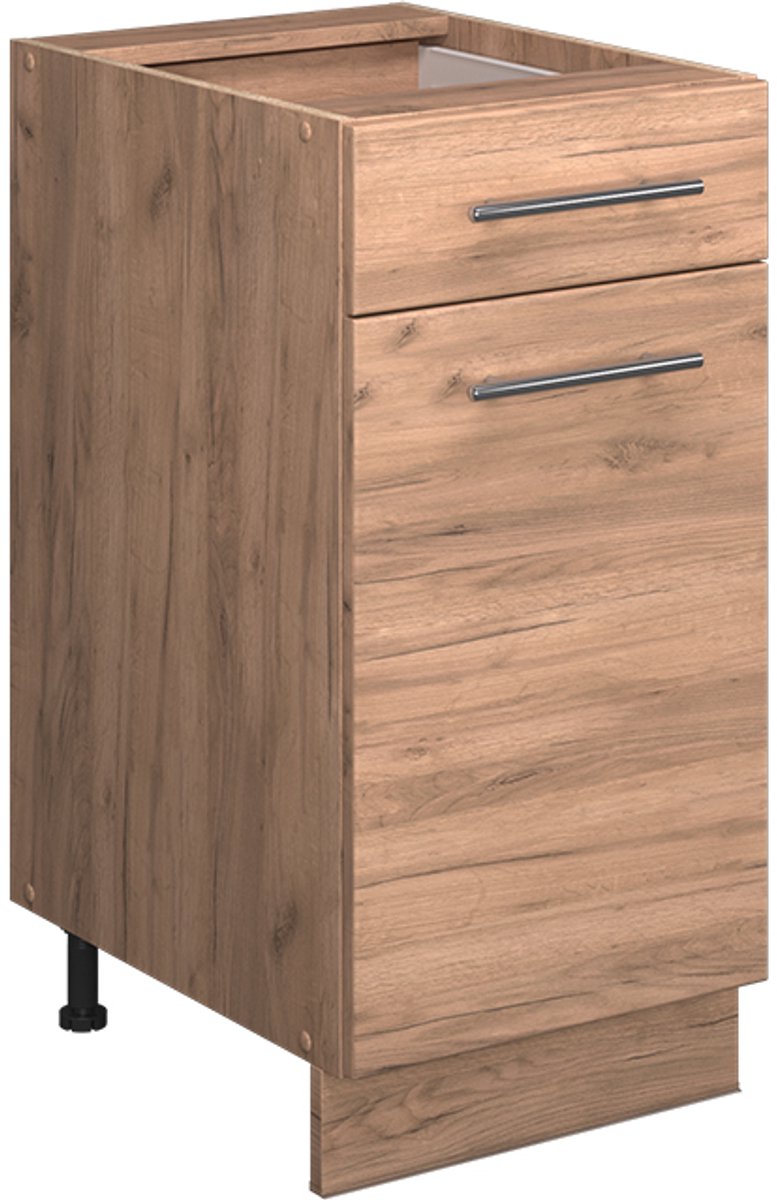 Vicco Fame-Line Keukenonderkast – 40 cm, WB Marmer Krachtige eik goud Goudkleurig Eiken/Goudkleurig Eiken