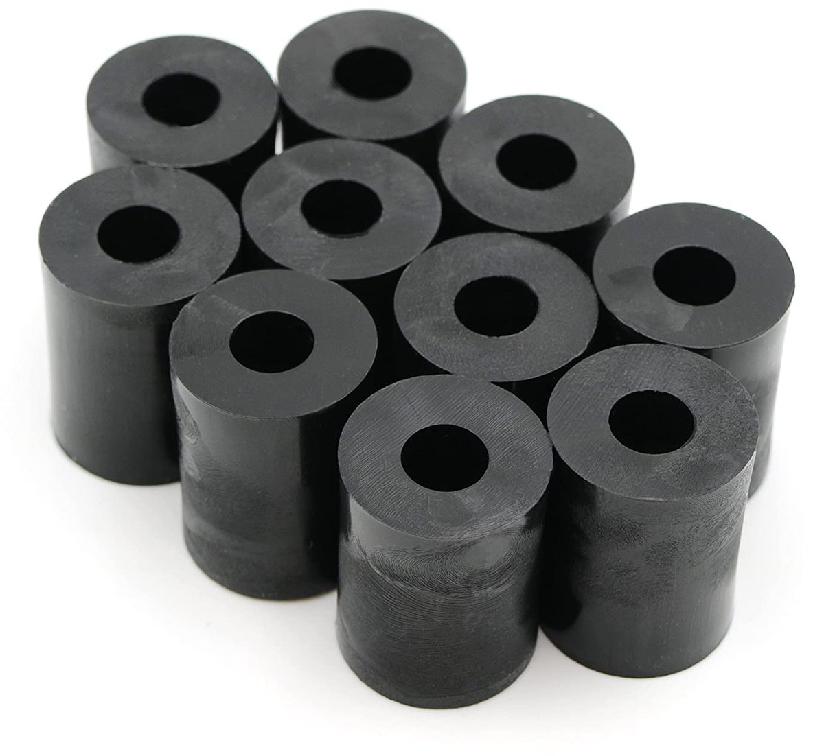 Afstandshulzen-sluitringen L 30 mm x Ã˜ 15/6 mm M6 - HD-polyethyleen - 10 stuks