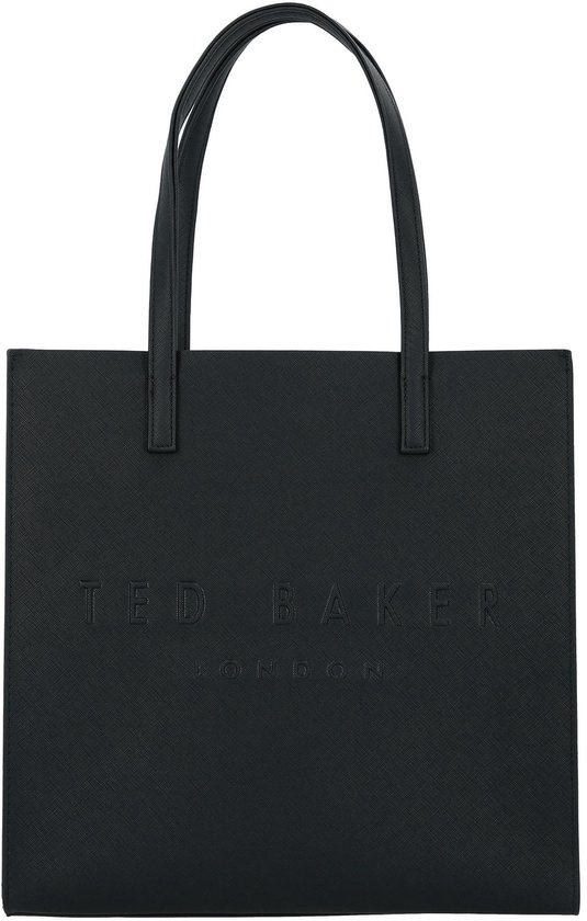 Ted Baker schoudertas Soocon Crosshatch Icon Bag Black zwart