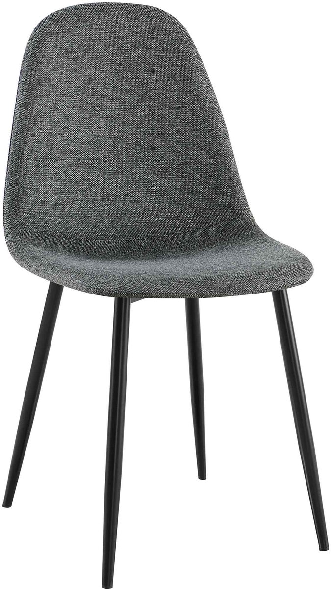 CLP Napier Eetkamerstoel - Modern Design - Zonder armleuning - Metalen Onderstel - Comfort