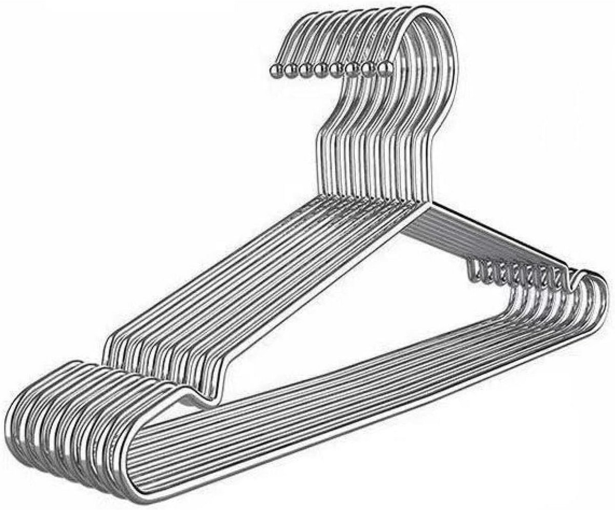 Kledinghanger - Stevige huishoudhanger - Koelhaak - Dikke hanger