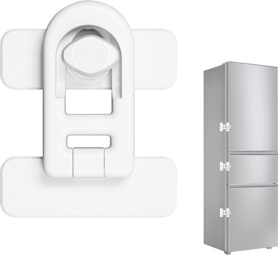 TRILINK Kabinetsloten voor Baby's 6 pak, Babyproofing Baby Veiligheidssloten, Kindersloten voor Kasten, Koelkast Sloten voor Kinderen, Sterke Kleefstof Geen Boren-Duurzaam
