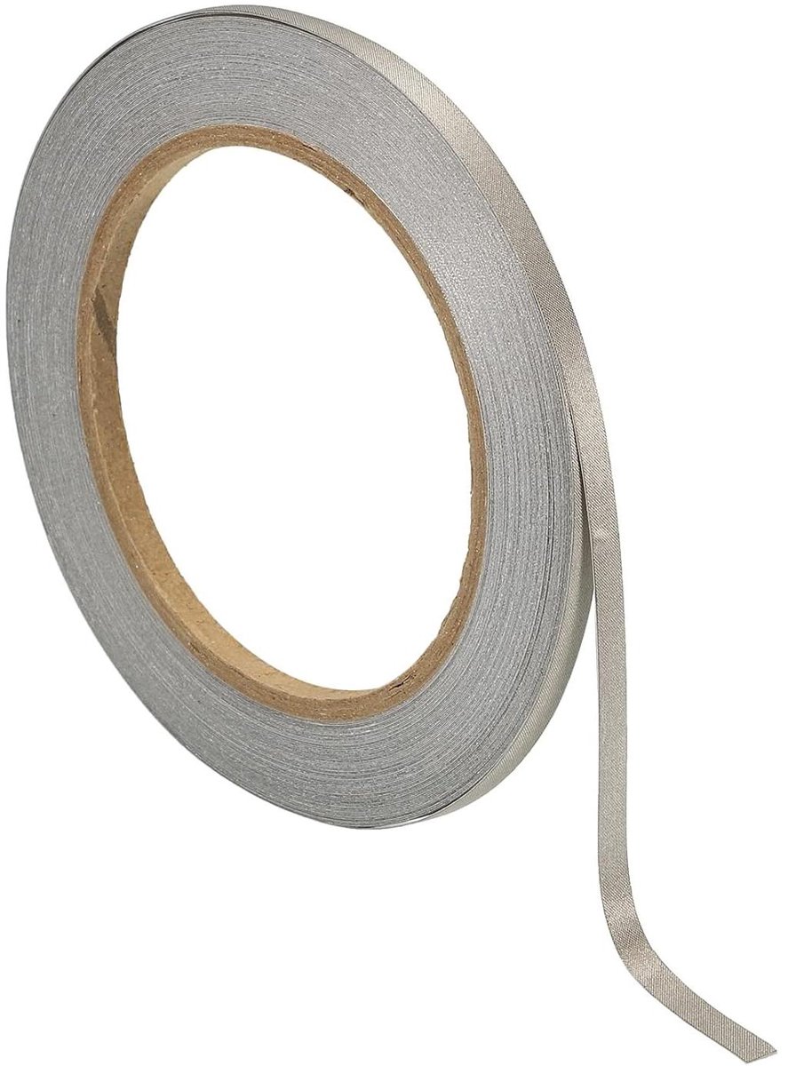 Faraday Doekband, Geleidend Weefsel, Plakband, Rol voor Laptopkabel, EMI-Afscherming, 0,2 inch x 65,62 ft