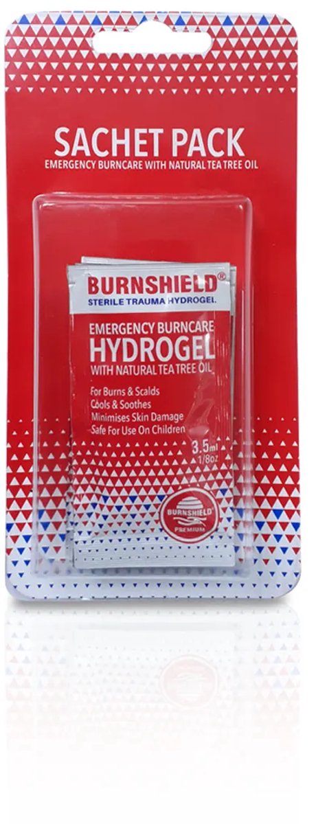 Burnshield brandwondengel - 5 zakjes burnshield gel - voordeelset.