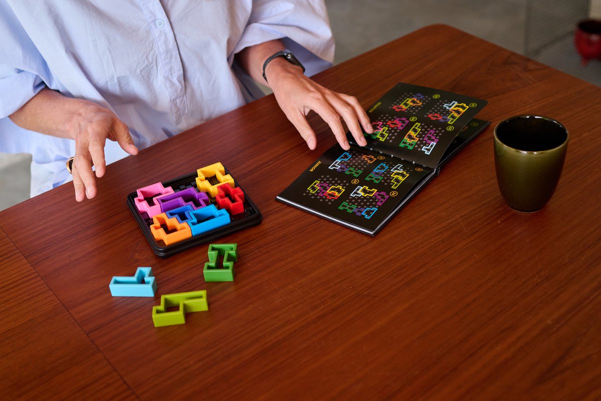 SmartGames IQ Deluxe Square: 120 puzzels in luxe cadeauverpakking thumbnail 2