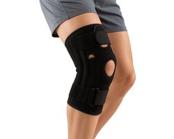 Kniebrace Medical Brace Neopreen met baleinen maat S knie omvang 26-32cm - patella luxatie ligament letsel - vocht in knie
