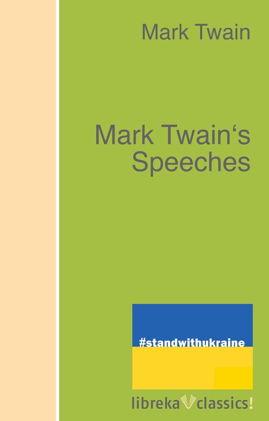 Mark Twain's Speeches - cover