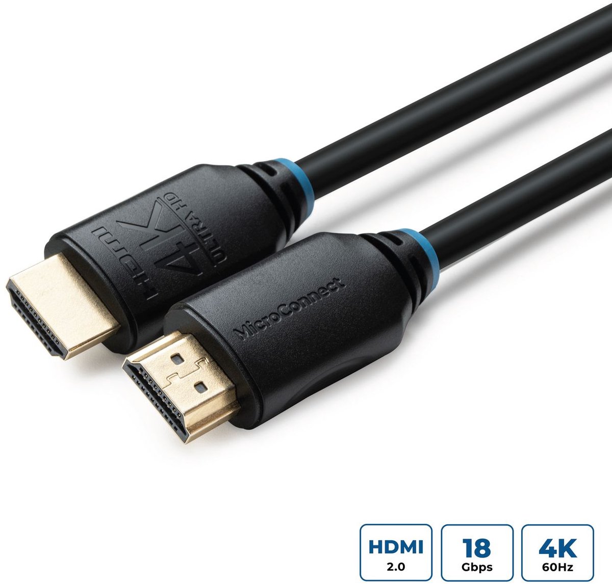 Microconnect MC-HDM191915V2.0 HDMI kabel 15 m HDMI Type A (Standaard) Zwart