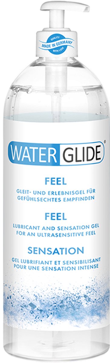 Waterglide - Feel glijmiddel 2 liter - 2000ml - Glijmiddel en Sensatiegel voor een Ultragevoelig Gevoel