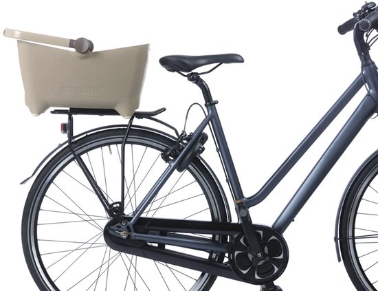 Panier vélo pour chien Basil Buddy MIK, marron biscotti