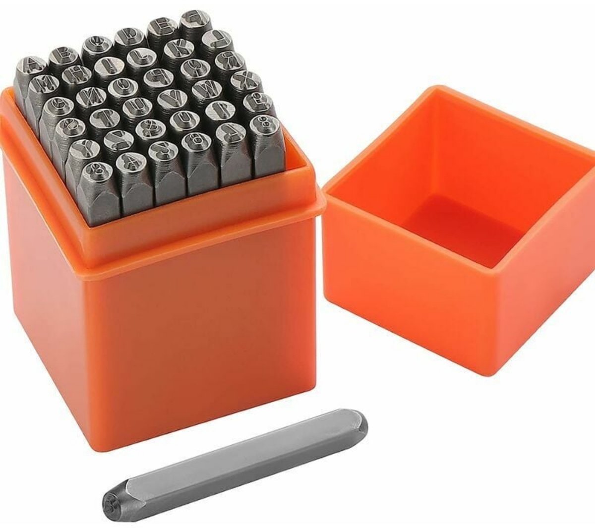 EXCITAT Alfabet en cijferstempels - A-Z en 0-9 Alfabet stempels - Metaal stempels Alfabet en cijferstempels - Alfabet stempels - 3 mm - 36 stuks