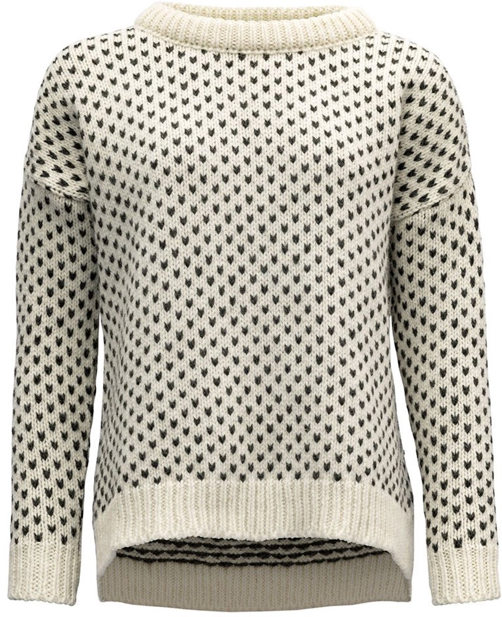 Devold Nordsjø Wool Sweater Trui Dames Offwhite