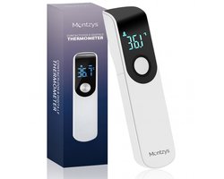 Montzys® Professionele Thermometer - Baby Koortsthermometer - Oorthermometer Binnen & Buiten - voor Volwassenen en Kinderen
