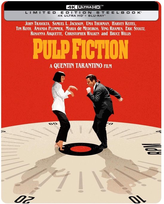 Pulp Fiction (4K Ultra HD Blu-ray) (Steelbook)