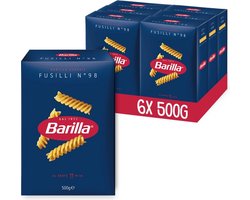 Barilla Fusilli - Traditioneel Italiaans - Pasta - 6 x 500g