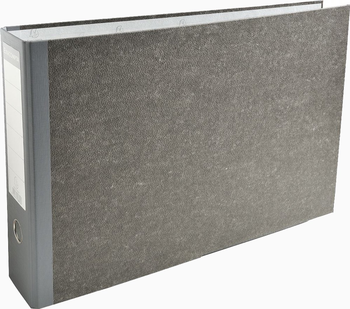 Exacompta Prem'Touch®Ordner met hefboom met rug 80mm - A3 horizontaal - Grijs-Grijze rug - 53810E