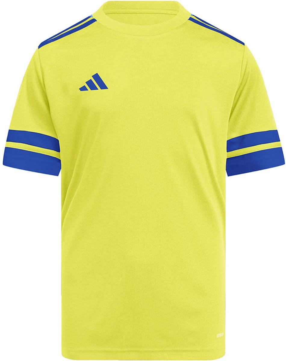 Adidas Squadra 25 T-shirt Met Korte Mouwen Geel 11-12 Years Jongens,Meisjes
