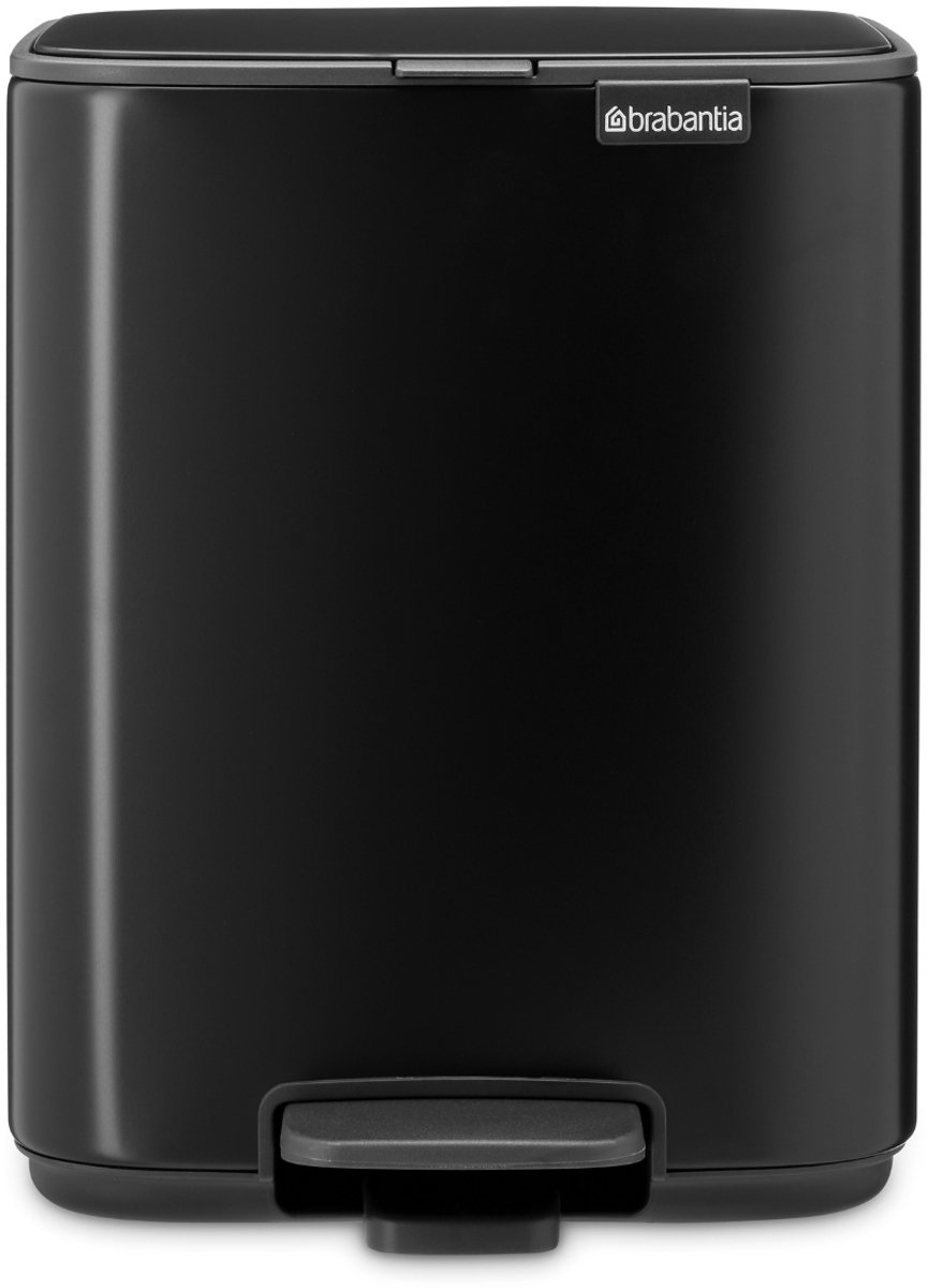 Brabantia Bo Pedaalemmer - 7 liter - Badkamer - Matt Black