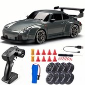 Jojoy - RC Auto Drift - RC Car - Bestuurbare Auto - Race Auto met LED und Accessoires - 20km/uur 1:24 Afstandsbediening Driftauto - DRIFTOR