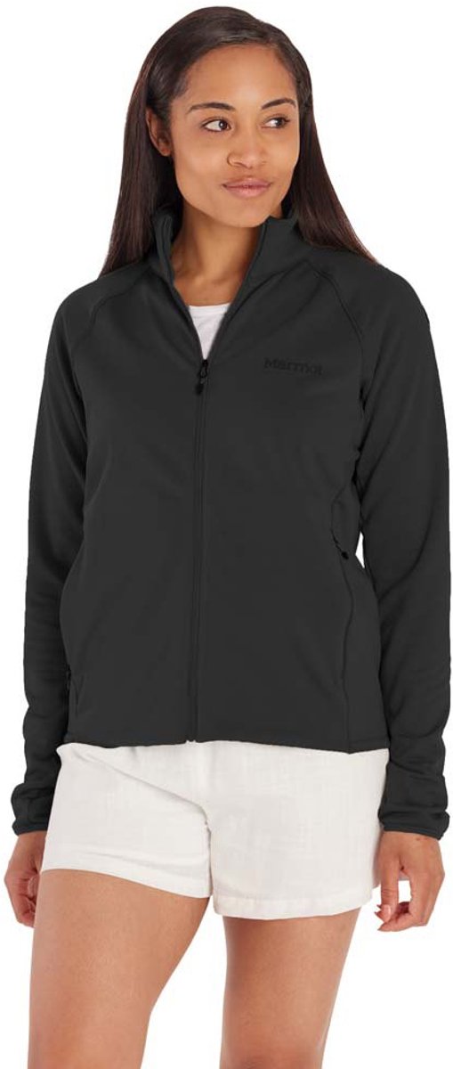 Marmot Leconte Fleece Met Volledige Rits Zwart L Vrouw