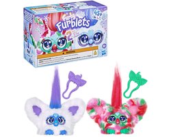 foto van Furby Furblets Pep-Mint en Sno-Flay, Feestdagen-duopack elektronische mini-knuffeldieren voor jongens en meisjes van 6+